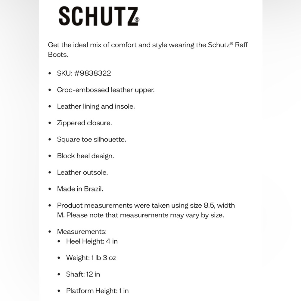Schutz Rafa Platform Boot - Picture 3 of 10